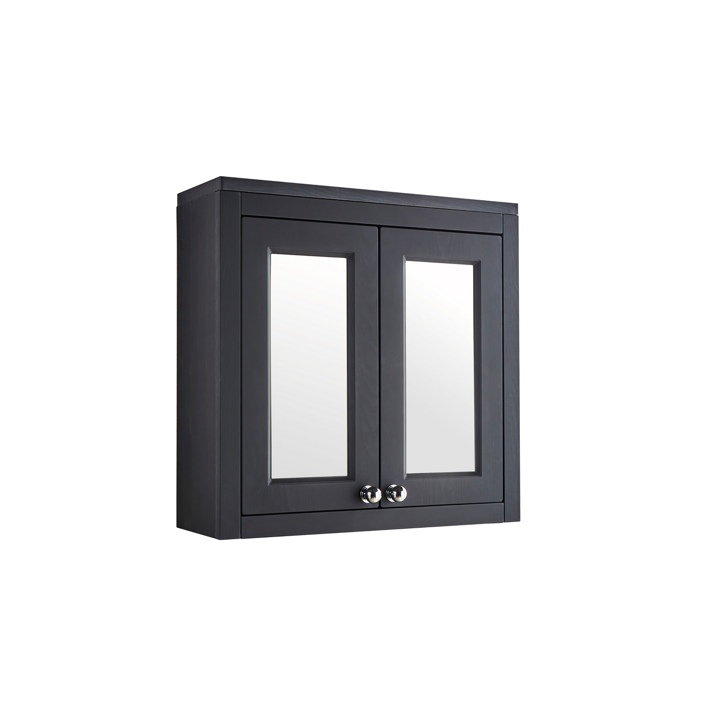 Buckingham 600mm Mirror Cabinet - Black Oak - Bathroom Furniture - Buckingham - Bliss Bathroom Supplies Ltd -