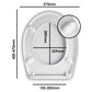 Wirquin Celmac Casablanca Soft Close Toilet Seat