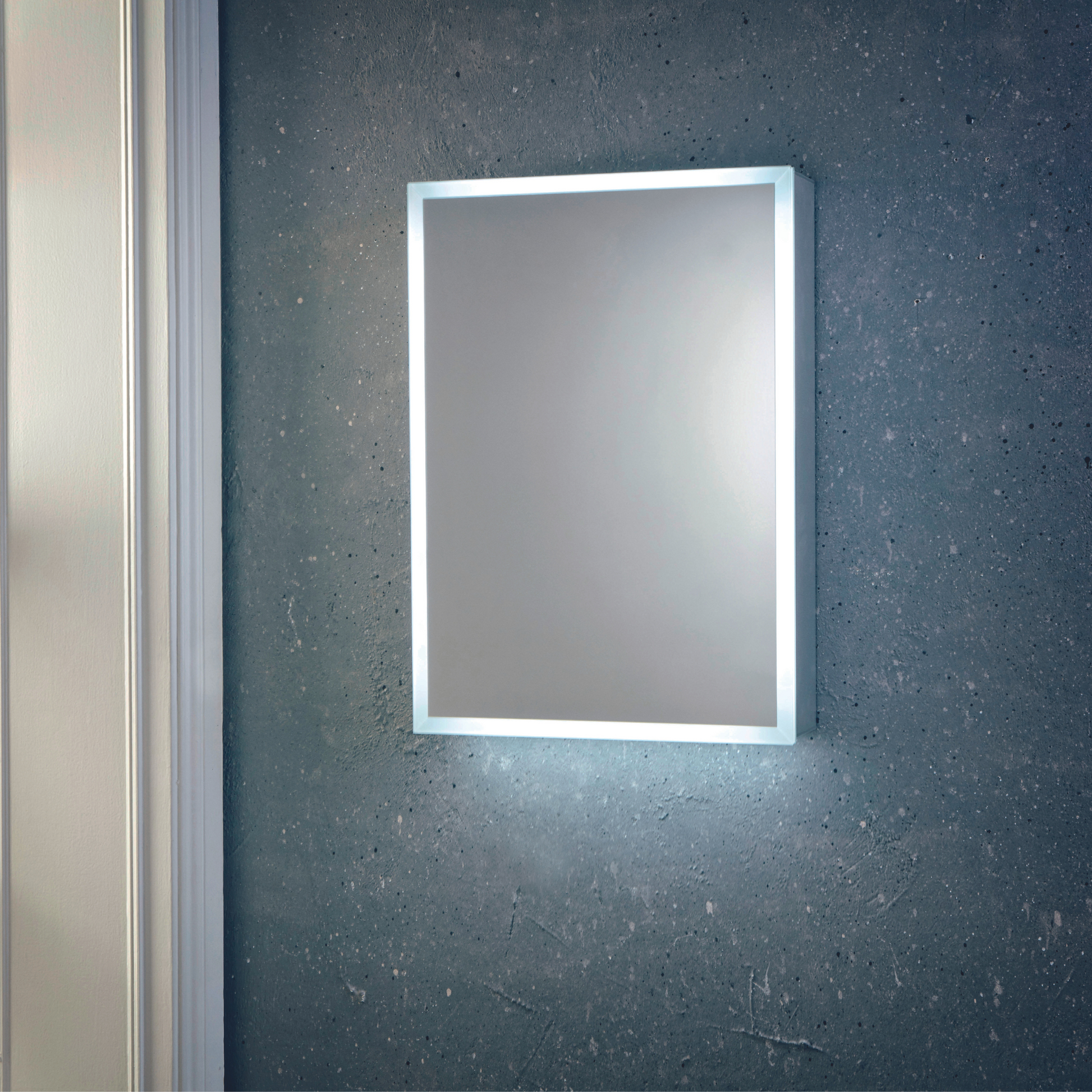 Mia LED Mirror Cabinet - 500 x 700mm (Single Door) - Mirror Cabinets - Mia - Bliss Bathroom Supplies -