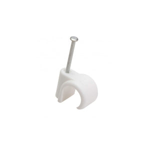 Talon White 15mm and 22mm Nail-in Clips