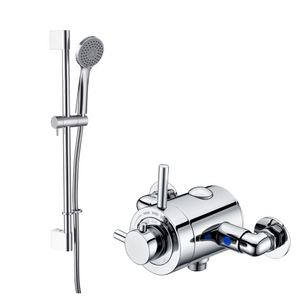 Flash Thermostatic Shower Mixer with Slide Rail Kit