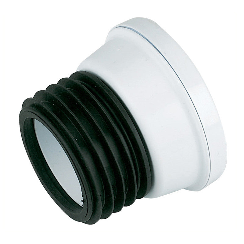 FloPlast Rigid Straight WC Connector - FloPlast - Bliss Bathroom Supplies Ltd -