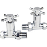 Times Manual Valves (Pair) Straight - Times - Bliss Bathroom Supplies Ltd -