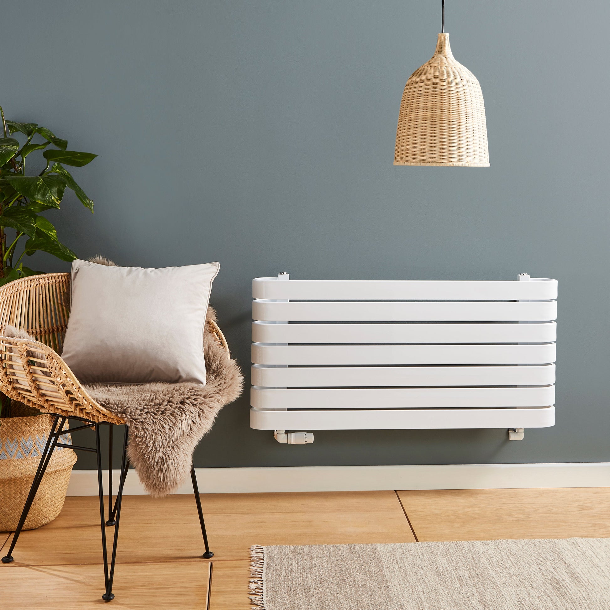 Kartell K-RAD Denver Radiator - Gloss White - 500x1000 - Designer Radiators - Denver - Bliss Bathroom Supplies -