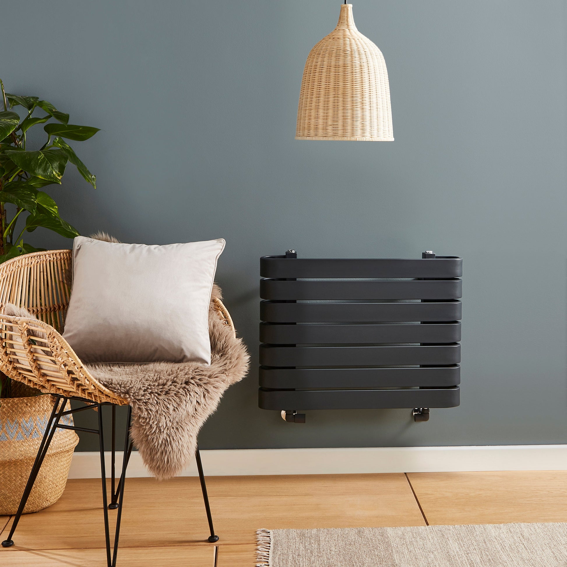 Denver Radiator - Anthracite - 500x600 - Denver - Bliss Bathroom Supplies Ltd -