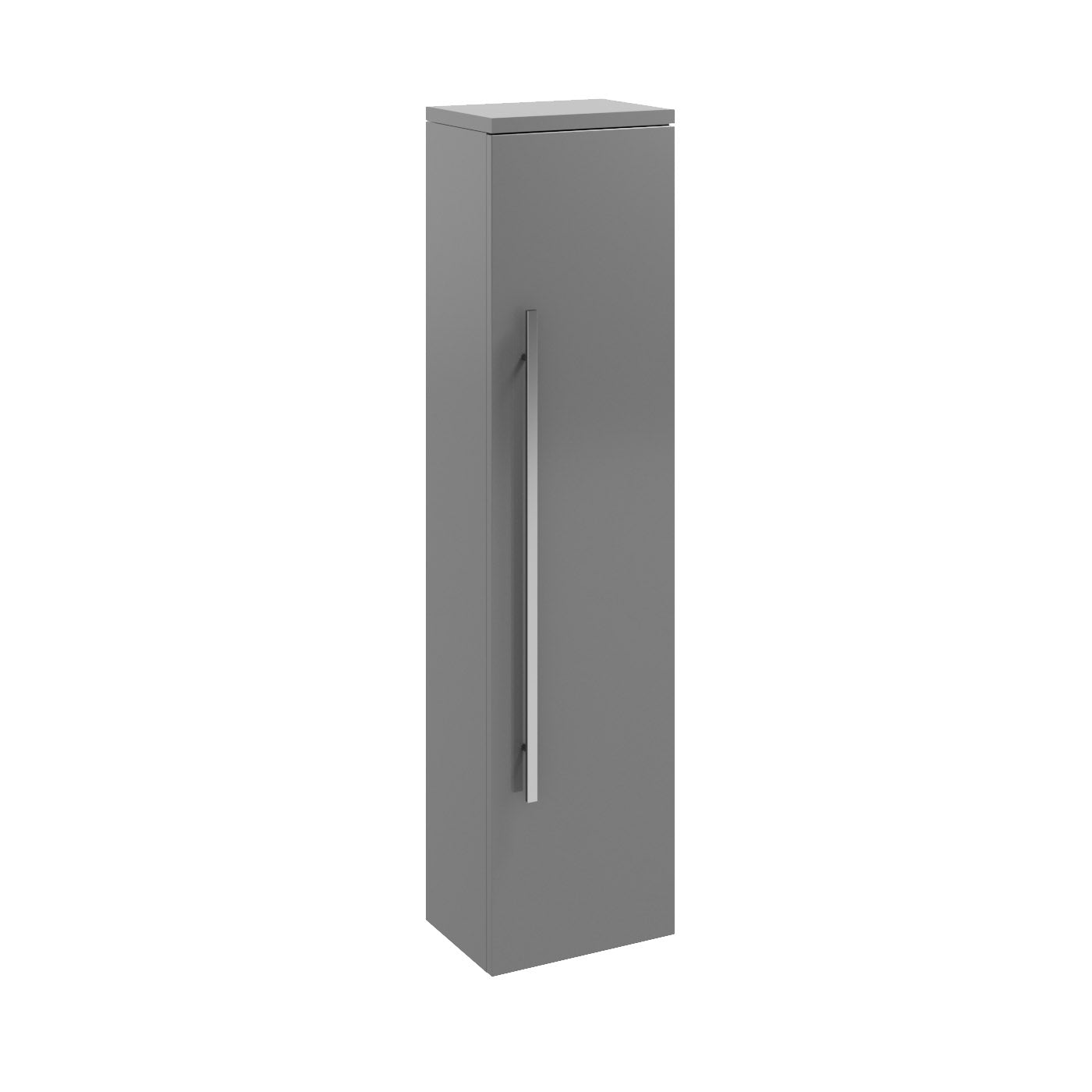 Kartell K-VIT Purity Wall Mounted Side Unit - Storm Grey Gloss - Storage Units - Purity - Bliss Bathroom Supplies -