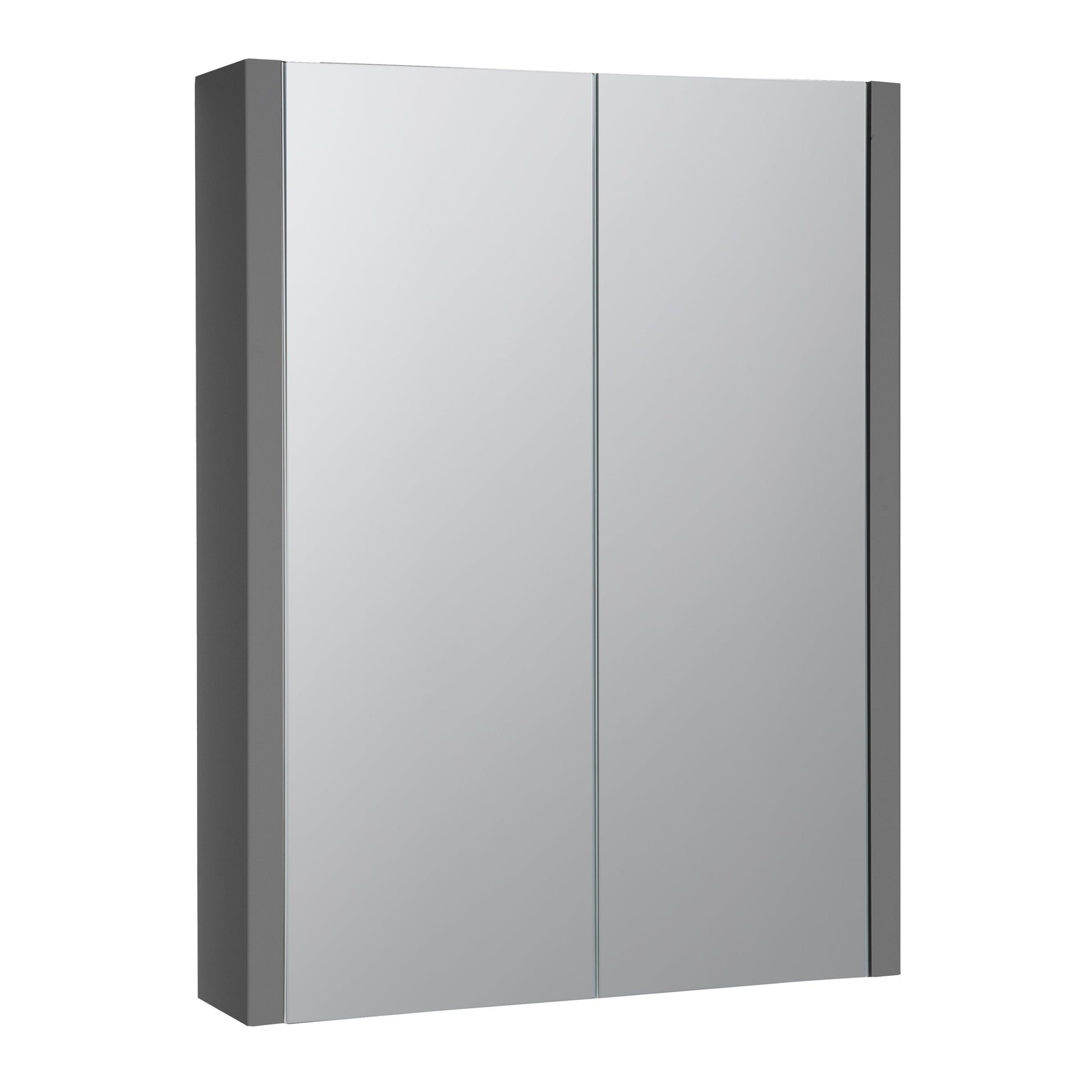 Kartell K-VIT Purity Mirror Cabinet - 500mm Width / Storm Grey Gloss - Mirror Cabinets - Purity - Bliss Bathroom Supplies -