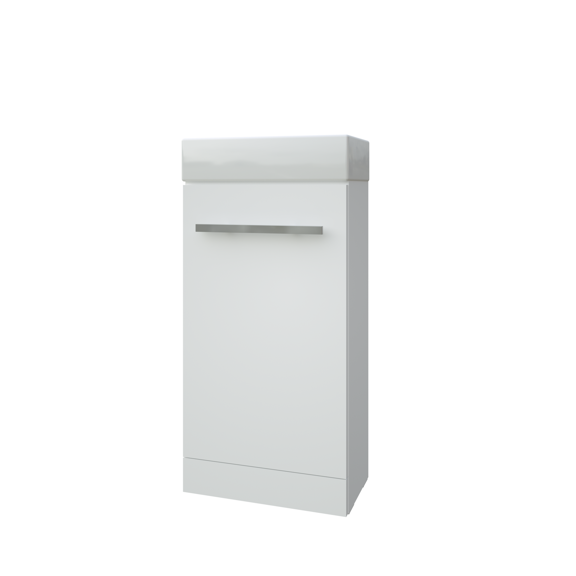 Kartell K-VIT Purity Cloakroom Unit & Basin - White Gloss - Cloakroom Units - Purity - Bliss Bathroom Supplies -