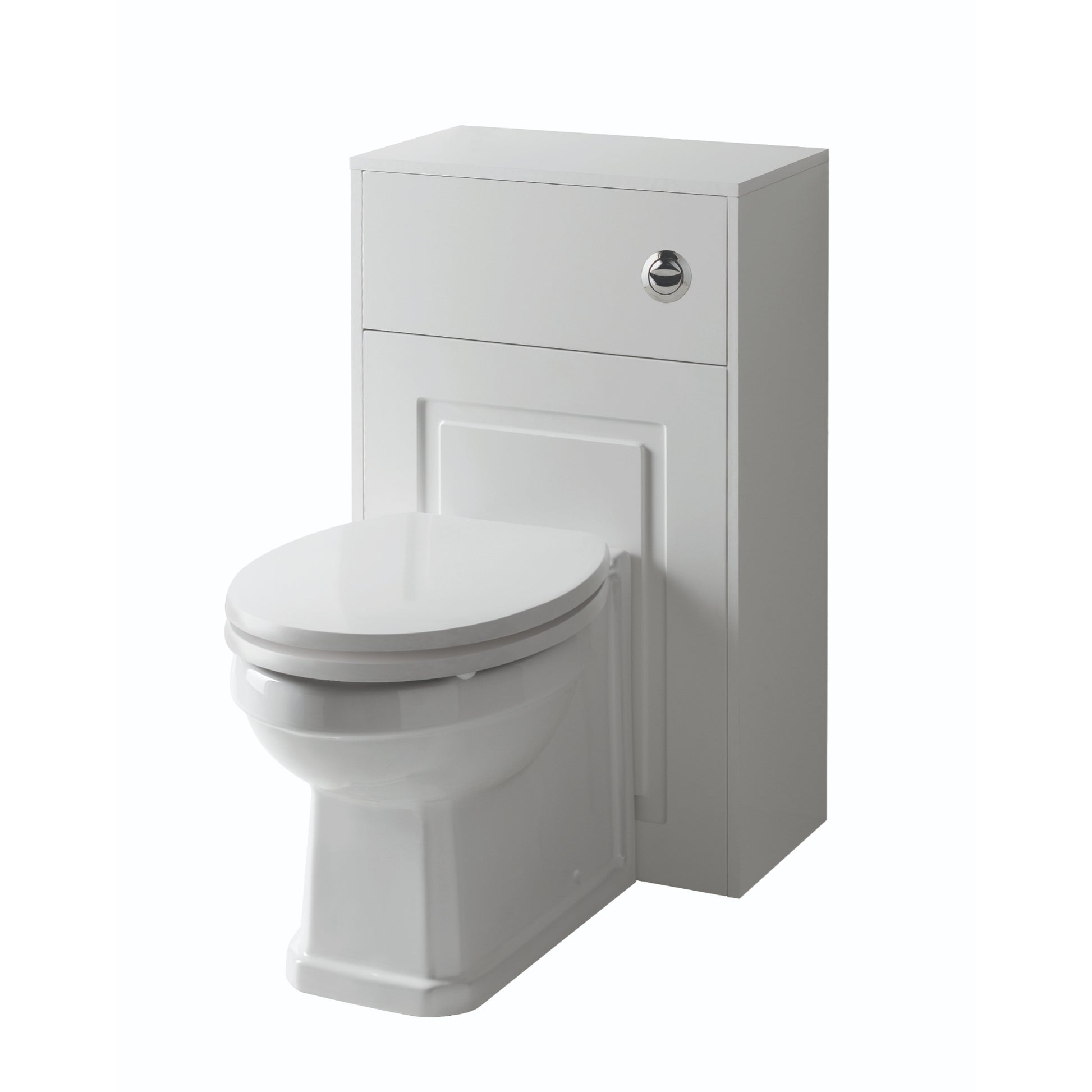 Kartell K-VIT Astley 500mm WC Unit - Matt White - WC Units - Astley - Bliss Bathroom Supplies -