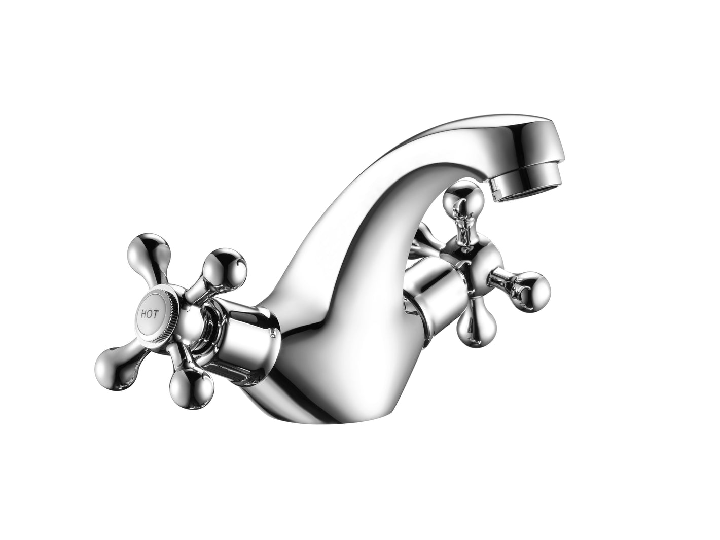 Spark Chrome Mono Basin Mixer Tap & Sprung Basin Waste