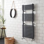 Kartell K-RAD Kolumn Towel Rail - 500 x 1140mm - Anthracite - Straight Towel Rails - Kolumn - Bliss Bathroom Supplies -