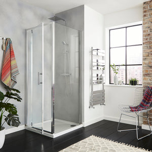 KV6 Shower Enclosure (Pivot Door Only) - KV6 - Bliss Bathroom Supplies Ltd -