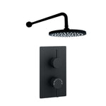 Nero Round Thermostatic Shower Option 2 - Nero - Bliss Bathroom Supplies Ltd -