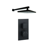 Nero Square Thermostatic Shower Option 2 - Nero - Bliss Bathroom Supplies Ltd -