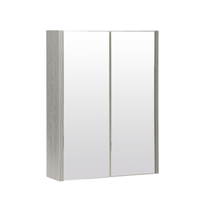 Kartell K-VIT Purity Mirror Cabinet - 500mm Width / Silver Oak - Mirror Cabinets - Purity - Bliss Bathroom Supplies -
