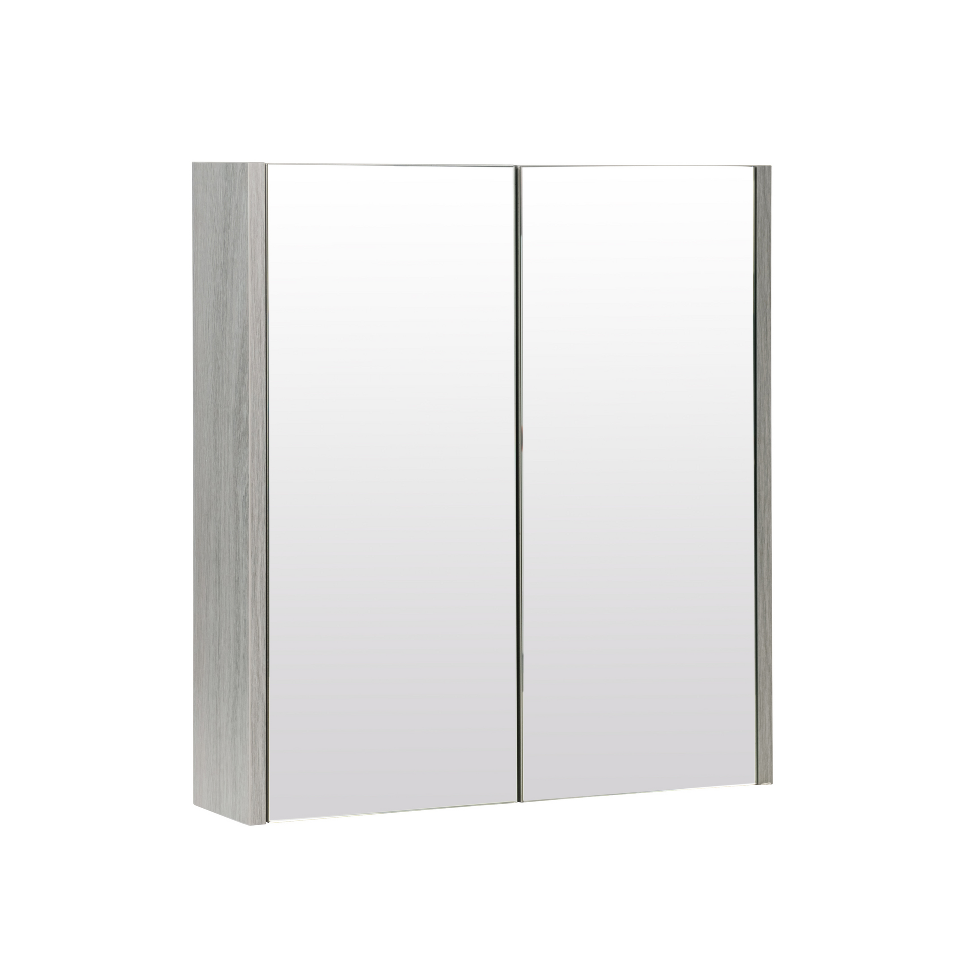 Kartell K-VIT Purity Mirror Cabinet - 600mm Width / Silver Oak - Mirror Cabinets - Purity - Bliss Bathroom Supplies -
