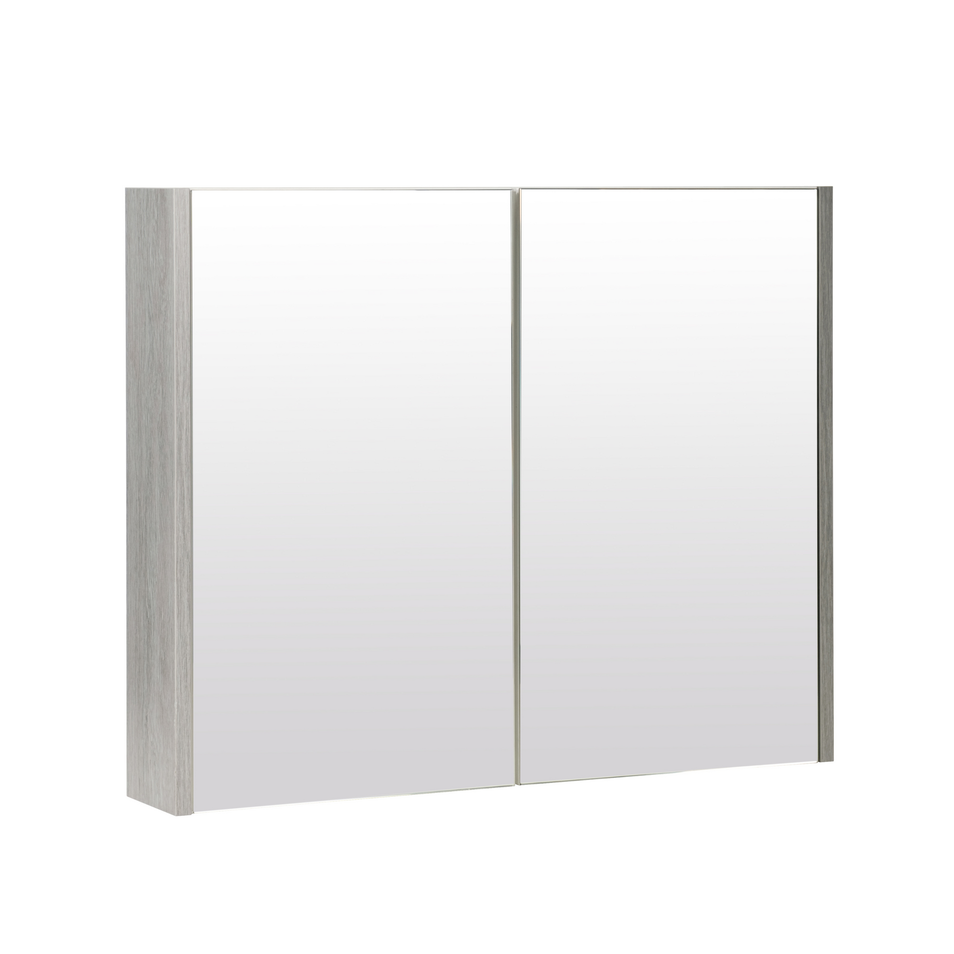 Kartell K-VIT Purity Mirror Cabinet - 800mm Width / Silver Oak - Mirror Cabinets - Purity - Bliss Bathroom Supplies -