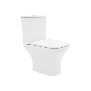 Porto Rimless Open Back Toilet & Wrap Over Seat - Toilet - Porto - Bliss Bathroom Supplies Ltd -