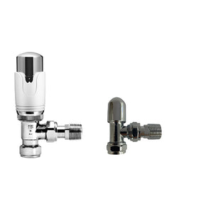 K-Therm Refined Angled Twin Valve Pack - K-Therm - Bliss Bathroom Supplies Ltd -