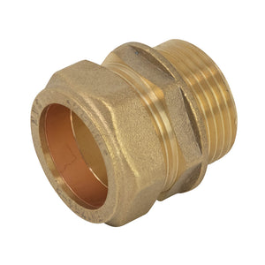 15mm x 1/2" M Straight Compression Connector