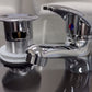 Shell Chrome Mono Basin Mixer Tap and Sprung Waste