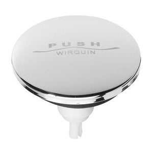 Wirquin Quick Clac Chrome Bath & Basin Click Waste Push Down Replacement Head