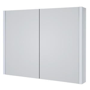 City 800mm Mirror Cabinet - White Gloss - City - Bliss Bathroom Supplies Ltd -
