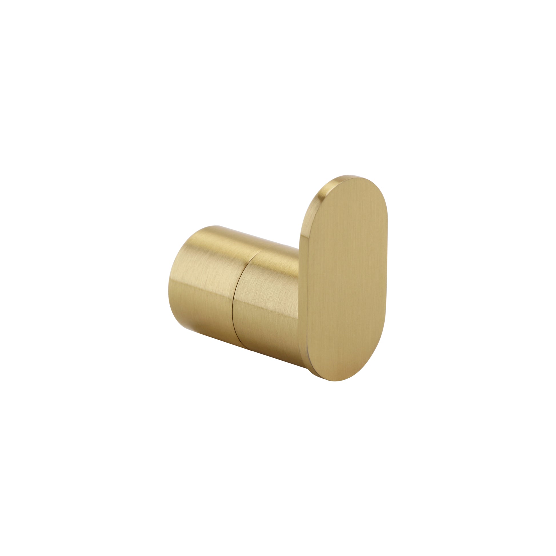 Ottone Robe Hook - Brushed Brass - Ottone - Bliss Bathroom Supplies Ltd -