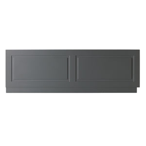 Kartell K-VIT Astley Bath Panel - 1700mm Width (Front Panel) / Matt Grey - Bath Panels - Astley - Bliss Bathroom Supplies -