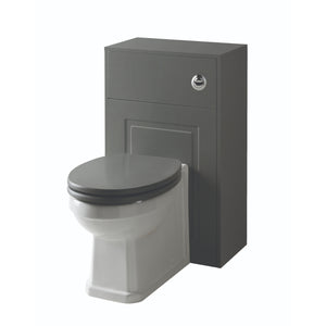 Kartell K-VIT Astley 500mm WC Unit - Matt Grey - WC Units - Astley - Bliss Bathroom Supplies -