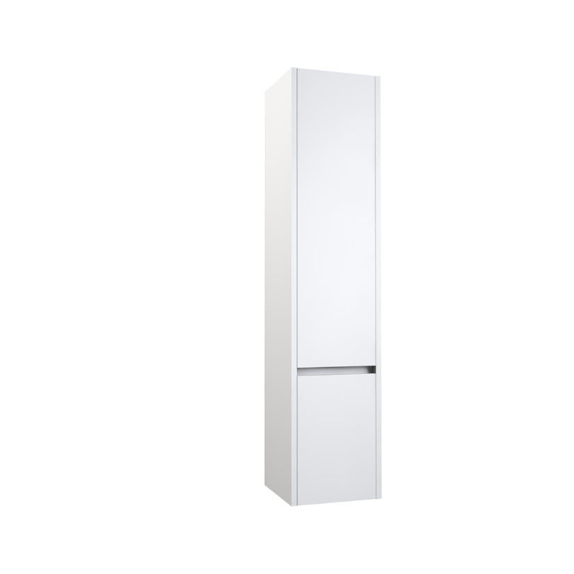 City Wall Mounted Tall Unit - White Gloss - City - Bliss Bathroom Supplies Ltd -