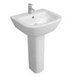 Project 530mm Basin with Full Pedestal - Project - Bliss Bathroom Supplies Ltd -