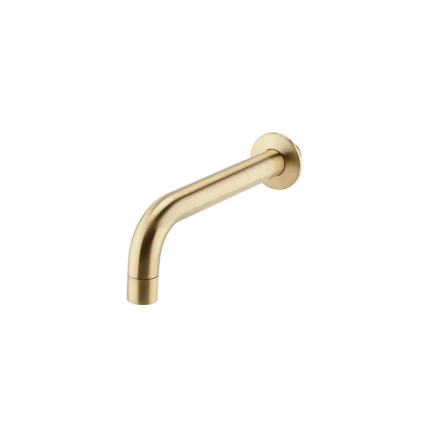 Ottone Wall Mounted Bath Spout - Brushed Brass - Ottone - Bliss Bathroom Supplies Ltd -