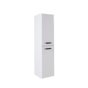 Kartell K-VIT Options Wall Mounted Side Unit - White Gloss - Storage Units - Options - Bliss Bathroom Supplies -